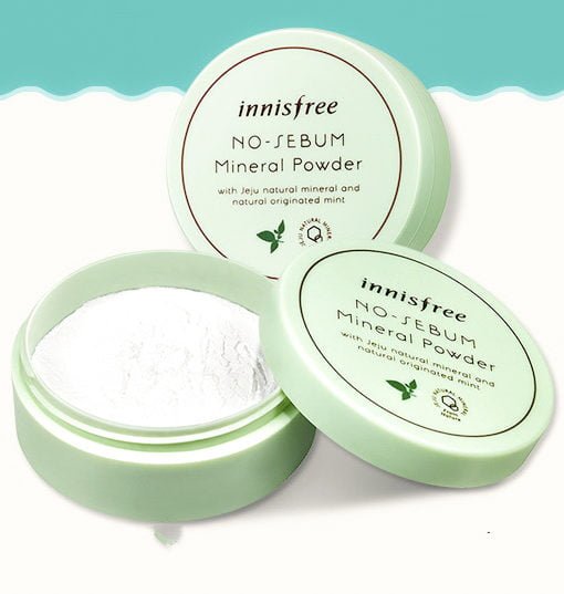 Phấn phủ dạng bột kiềm dầu Innisfree – No Sebum Mineral Powder