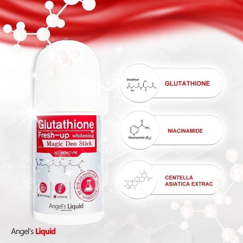 Lăn khử mùi, trắng da Angel's Liquid Glutathione 7 day mẫu mới (60ml)